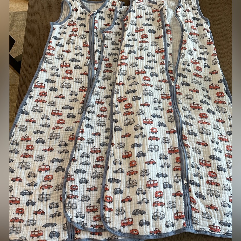 Kids Muslin size XL Wearable Blanket 0.5 TOG(2-4T) sleep sacks (3 total)